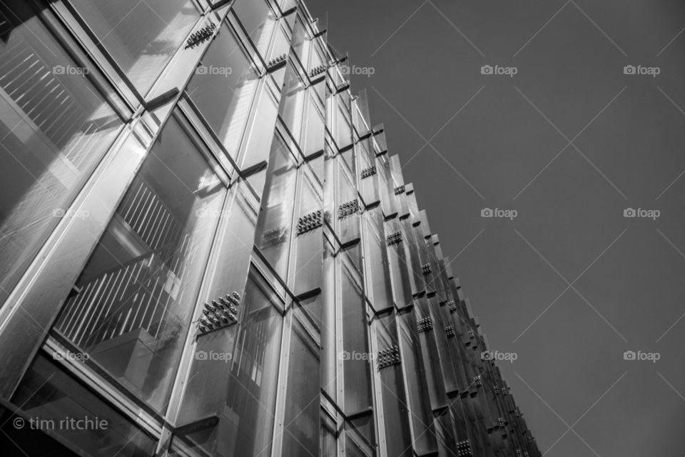 One of the dramatic glass and steel walls of the Ewha Woman’s University in Seoul, South Korea. Dominique Perrault Architecture