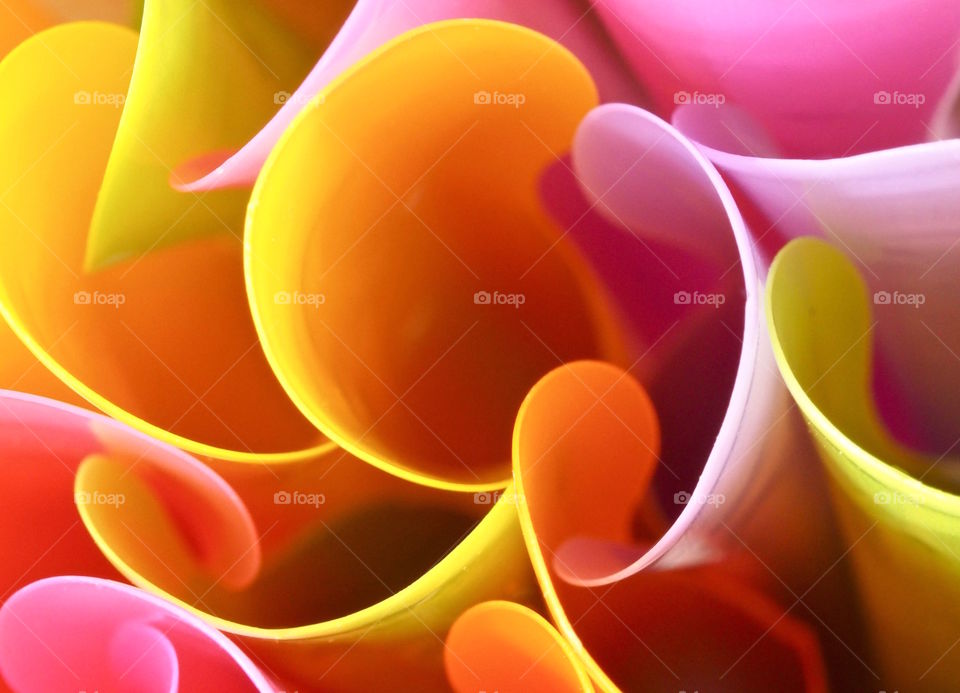 Extreme Close Up: Colorful Straws