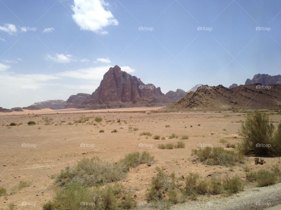 Mountainous desert. Jordan