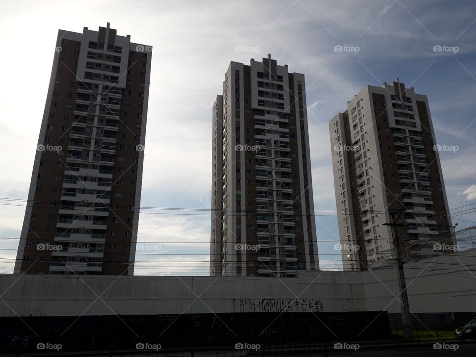 Residence buildings in Curitiba.