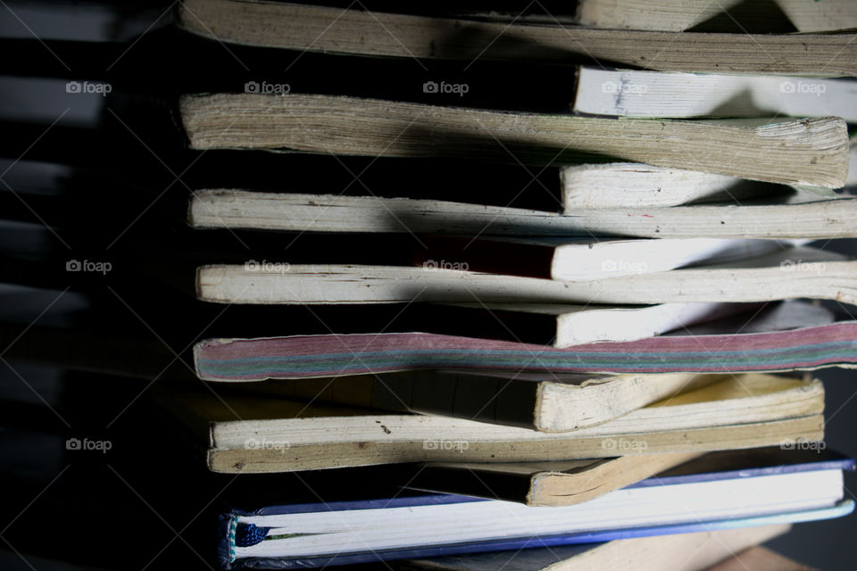 Books and shadow looking for flats