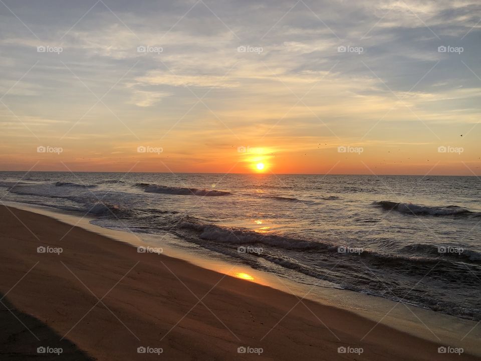 Sunrise in the Hamptons New York