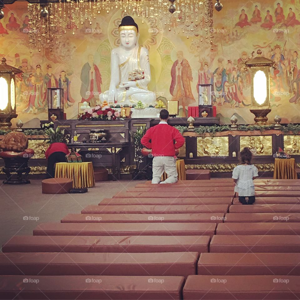 Buddhist temple in Yilan city- Taipei 