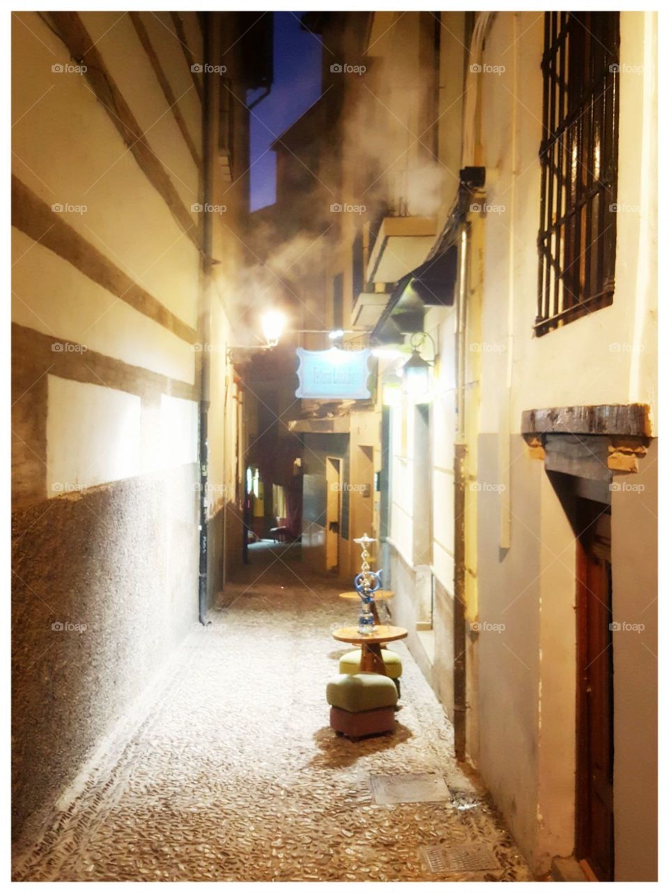 Little streets in Granada, Spain