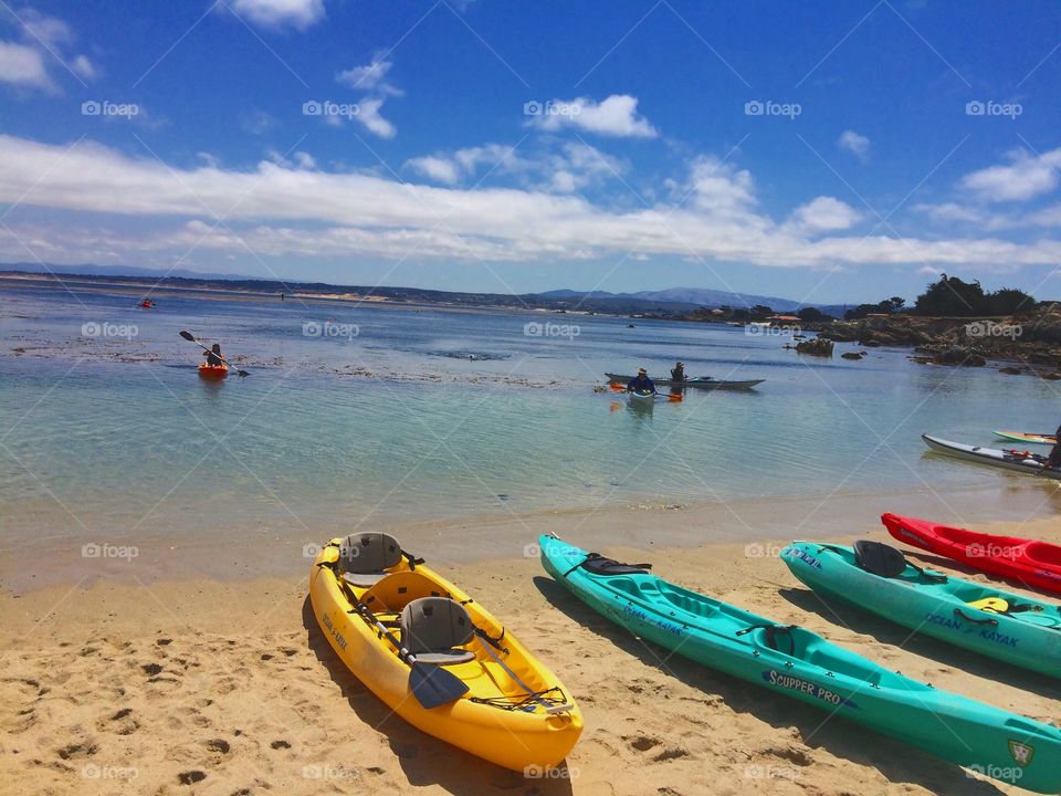 Kayaking, Monterey, CA