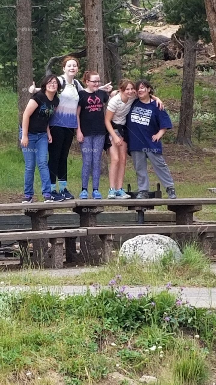 Look Mom I'm Standing on top of the World