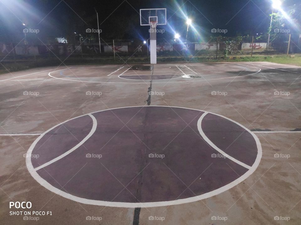 Basketball play ground