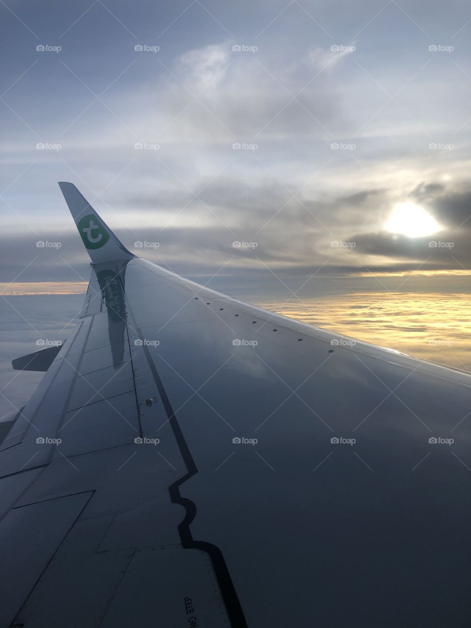 Plane sunshine transavia 