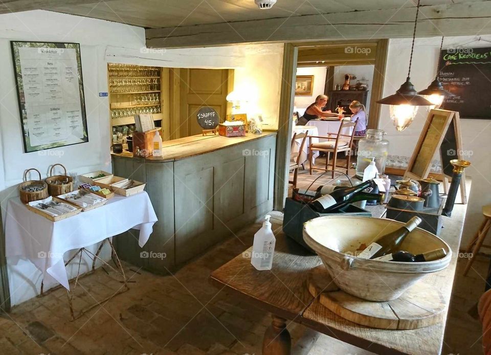 cafe in the Funen village