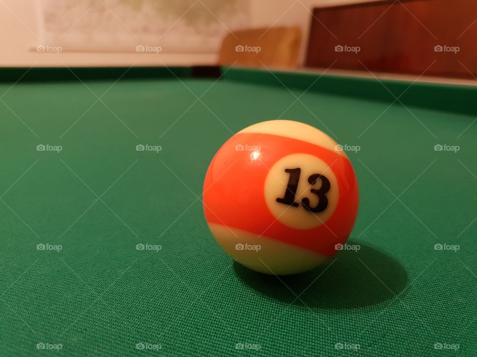 13 billiard-ball (orange)