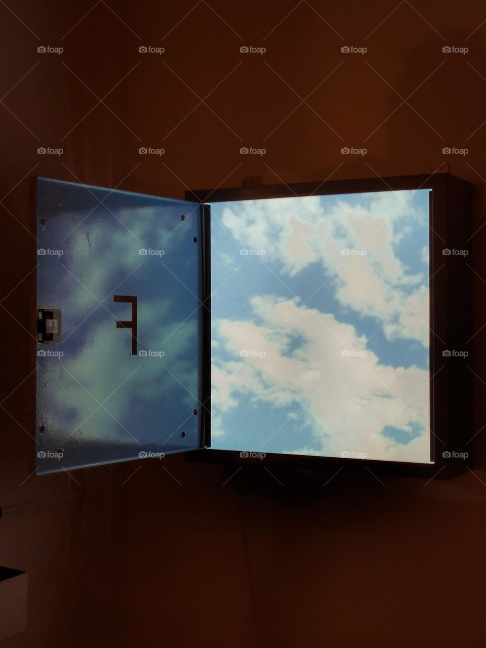 Clouds in the bock, some abstract art