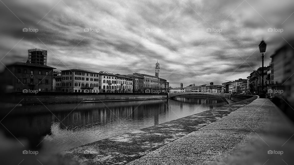Arno river in Pisa (italy)