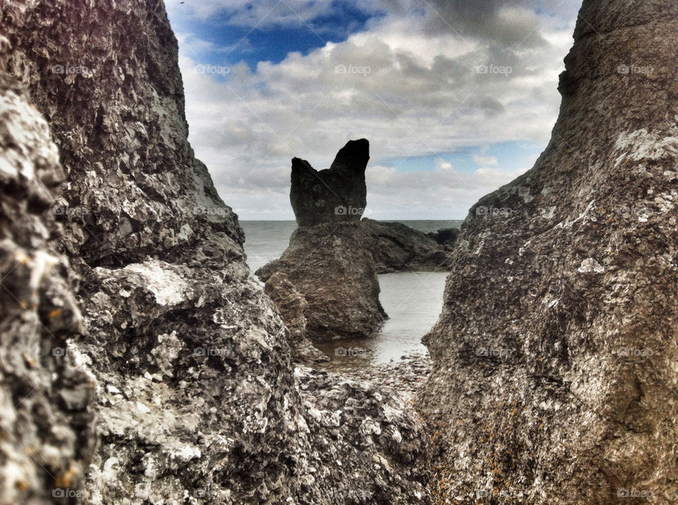 beach ocean sky sweden by chrille_b