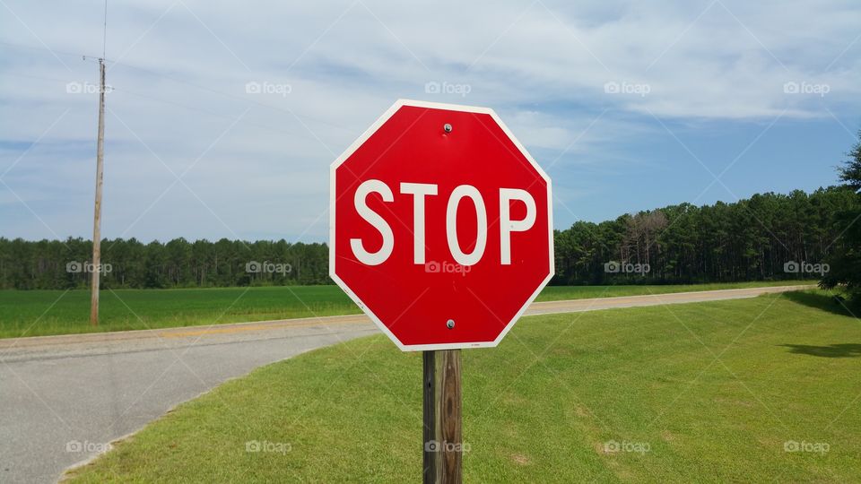 The Stop sign,  moment to reflect life