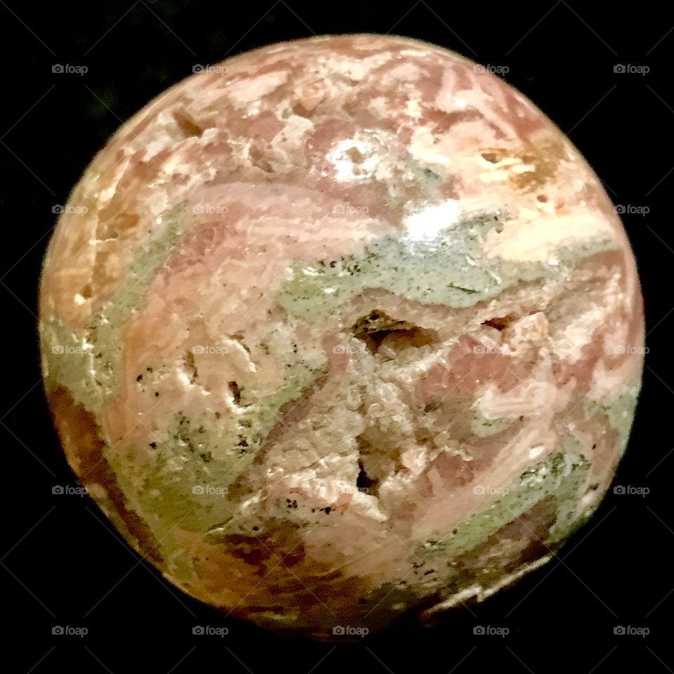 Rhodochrosite sphere 