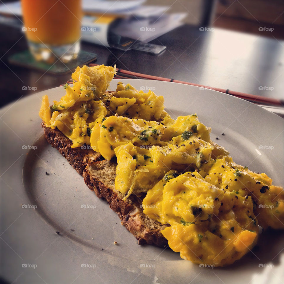 toast breakfast eggs organic by jon_spark