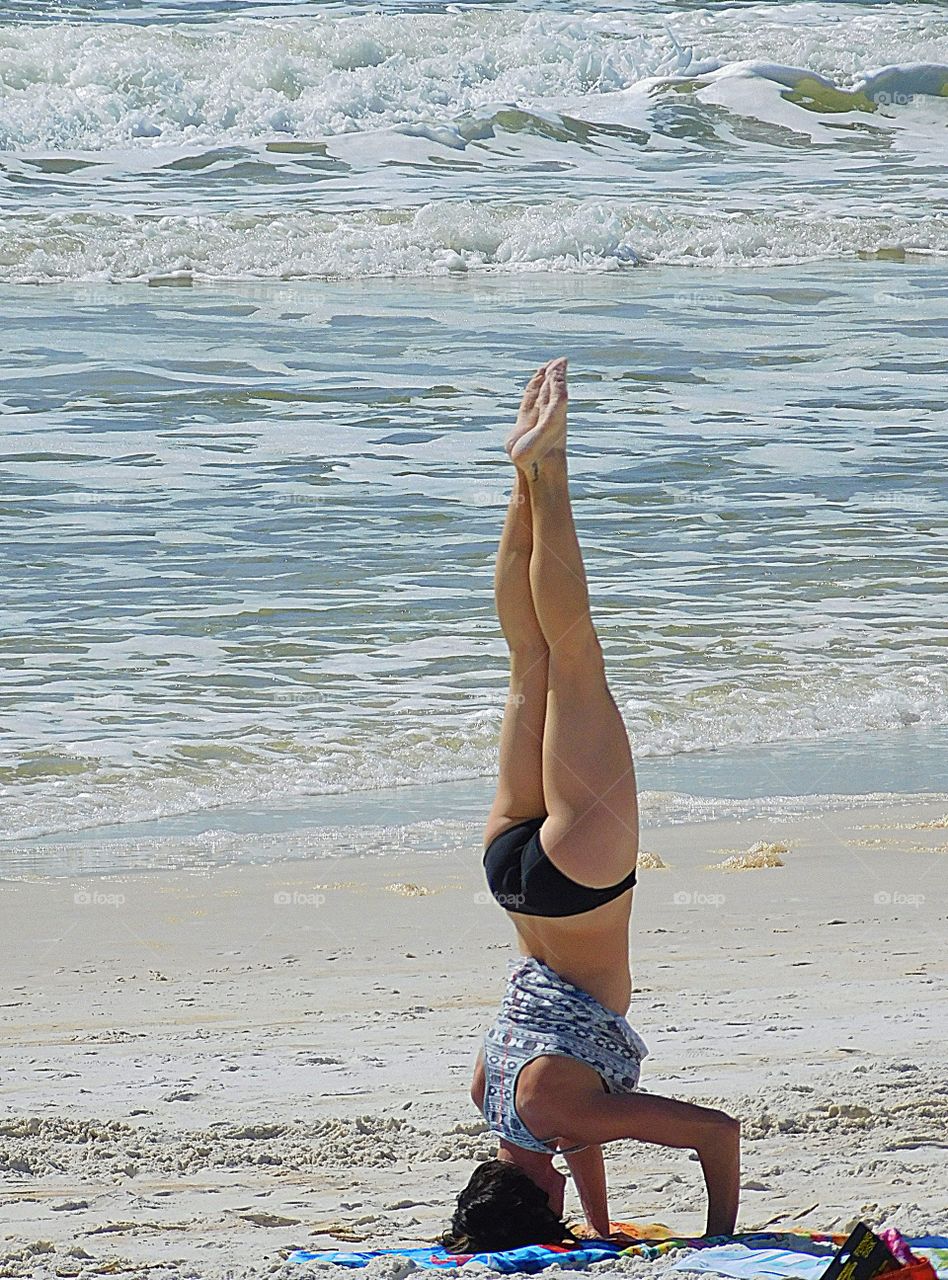 Staying in good shape - Salamba Shirshasana, or Yoga Headstand is an inverted asana in modern yoga which is both an incorporation of mediation and breathing which can help improve a persons mental well being. 