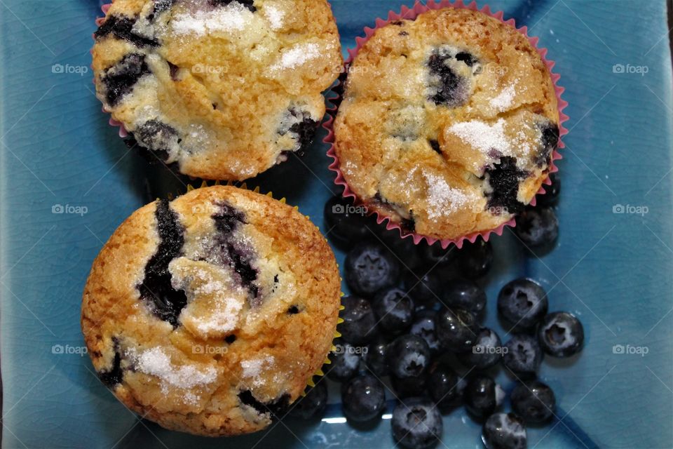 homemade blueberry muffins