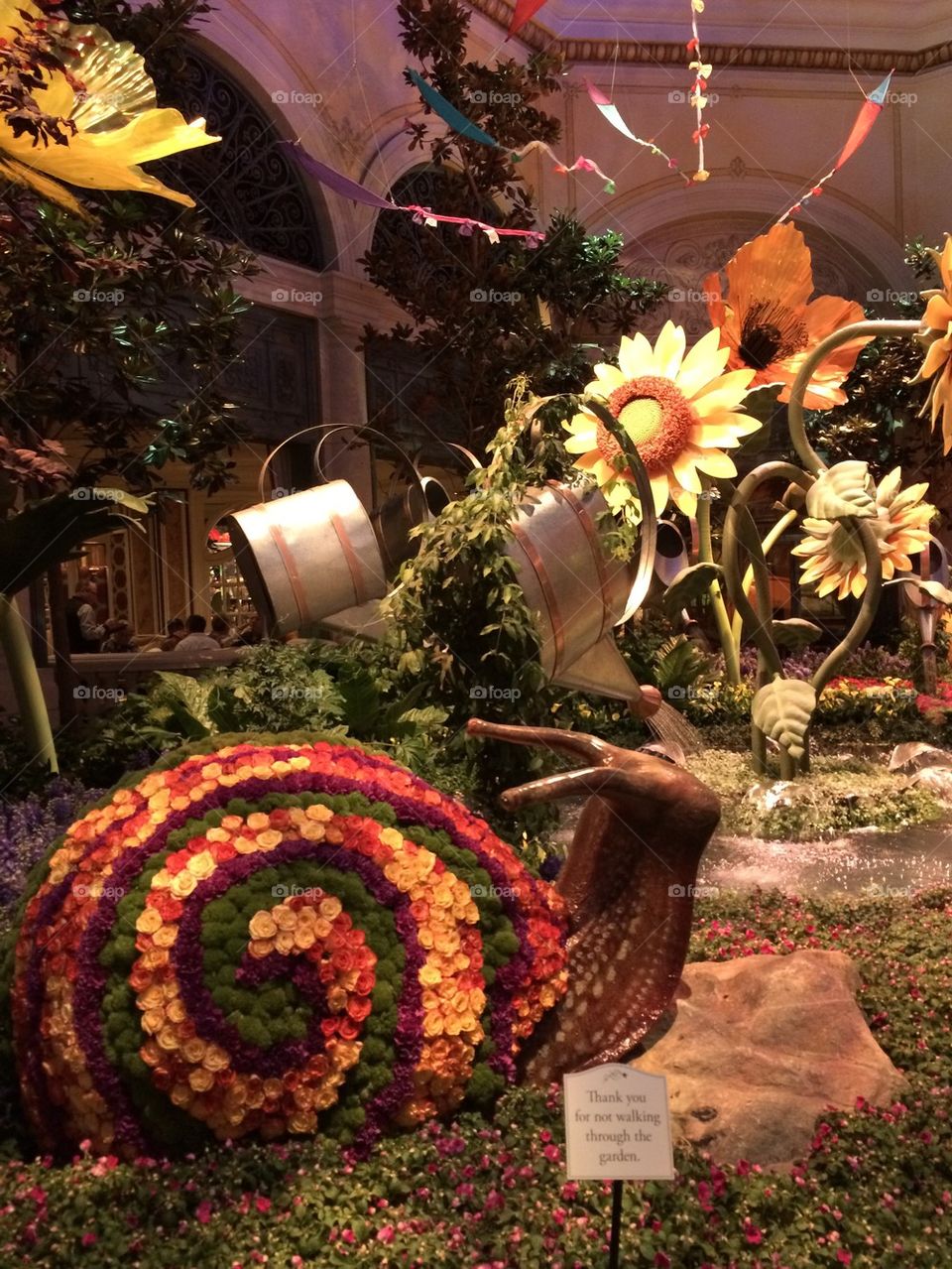 Garden Flower Display at the Bellagio Hotel