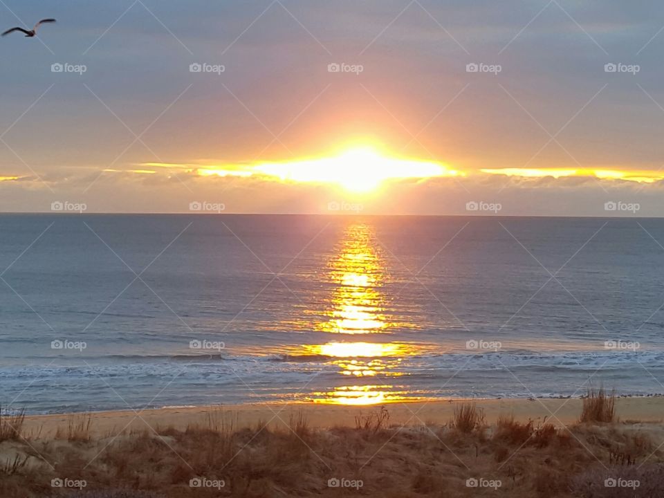 sunrise on the beach