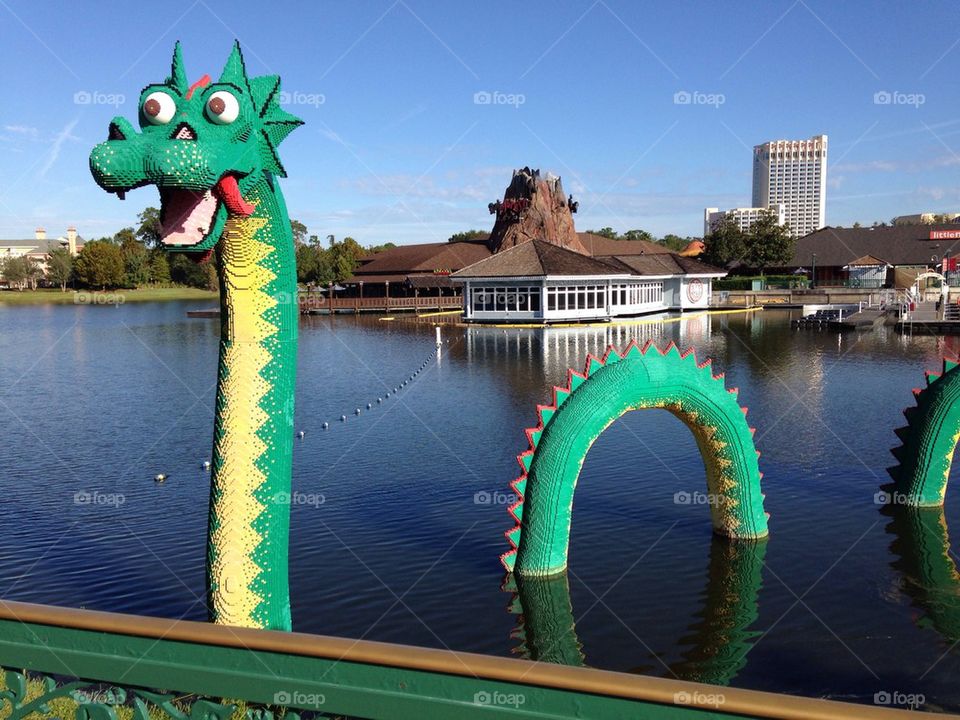 Sea monster at Disney