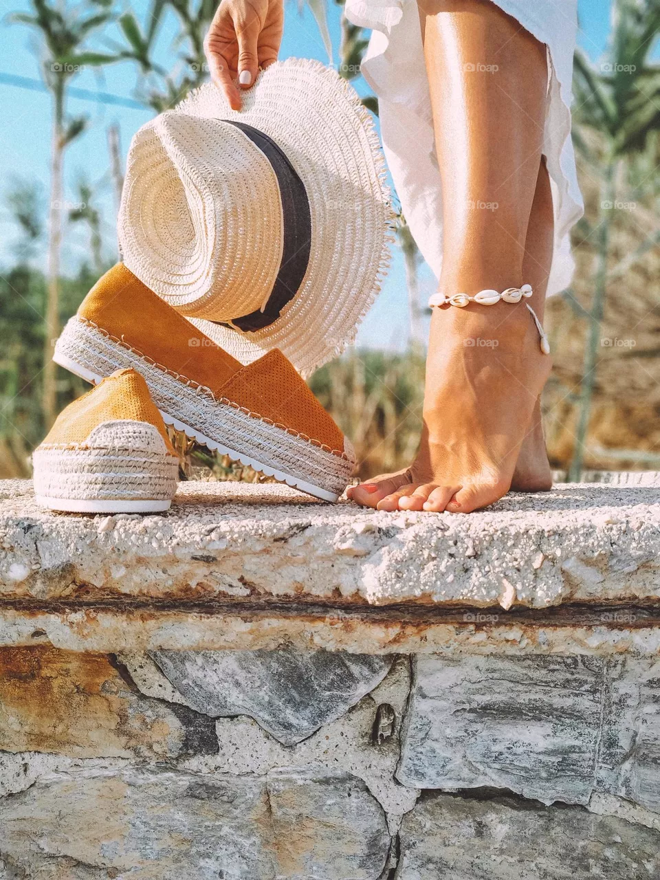 bare feet
