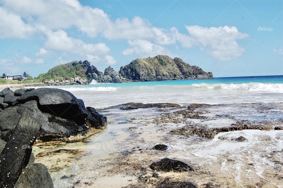 Island Fernando de Noronha beach. Brazil 