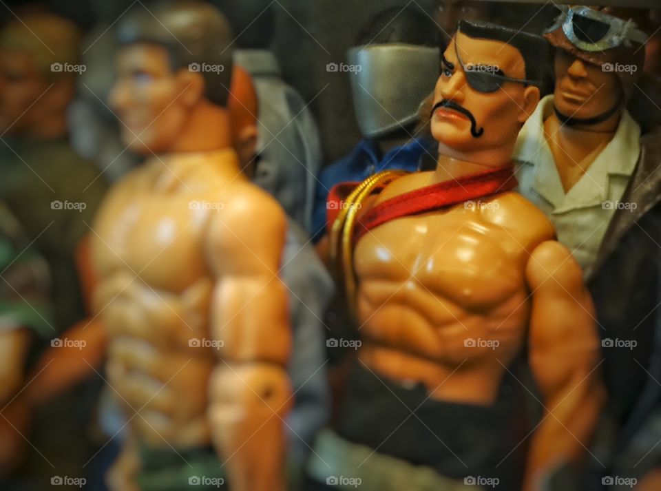 Gay Pride. Male Muscle Plastic Dolls
