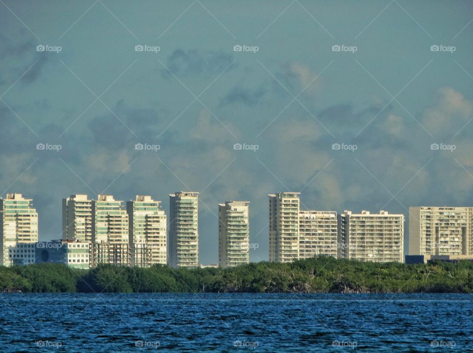 Cancun Hotel Skyline