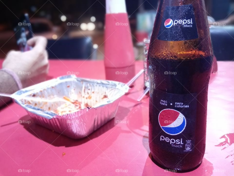 pepsi black zero calories