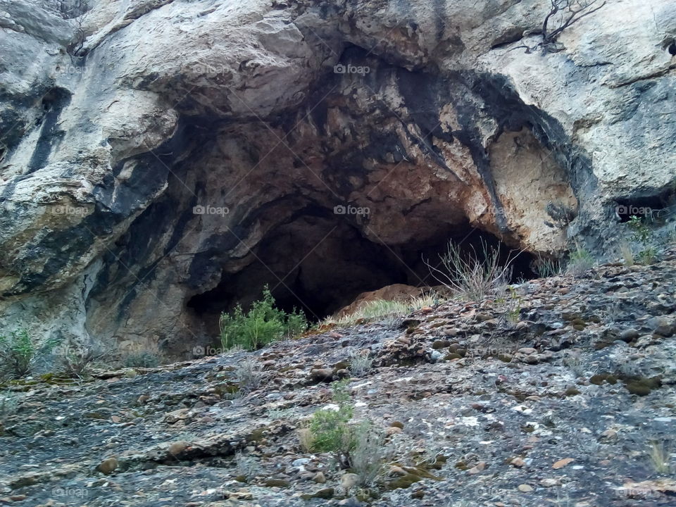 Natural cave , south France