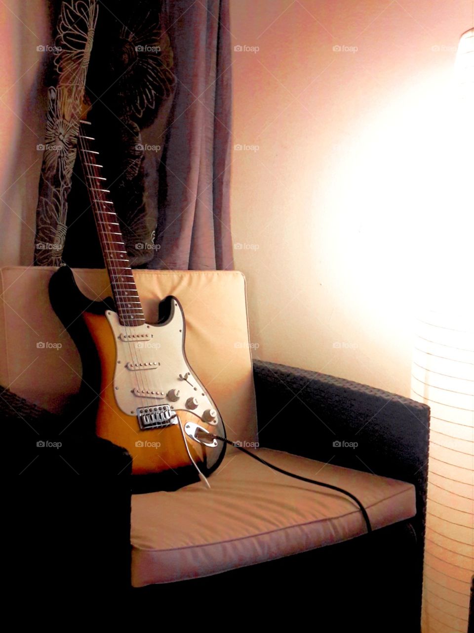 old guitar in new home