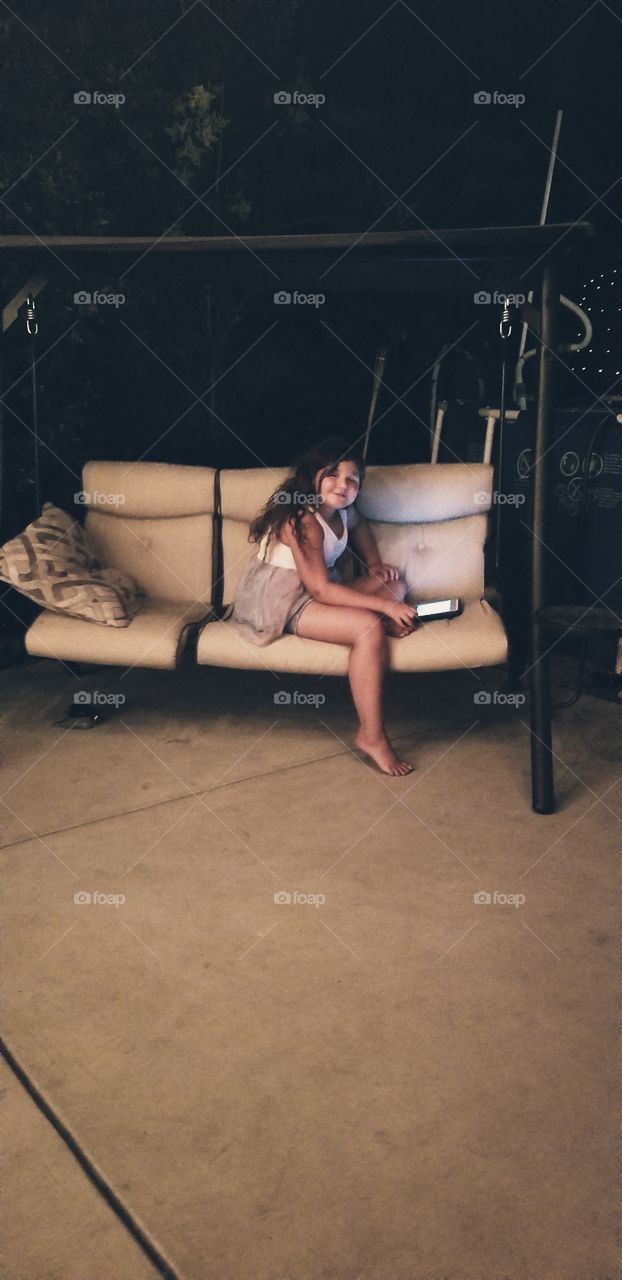 summer nights in the yard