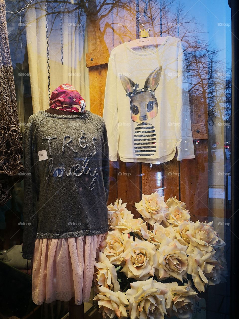 Store window.