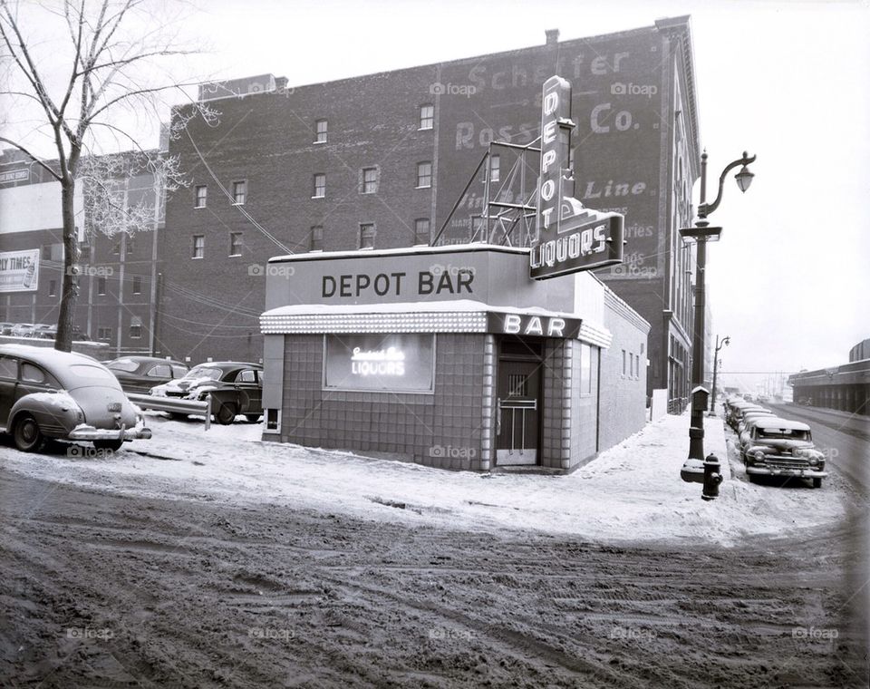 Depot Bar, St Paul MN circa 1950