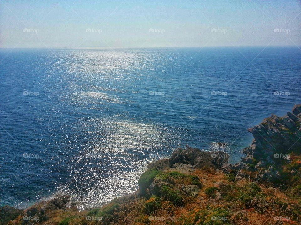 The Breton coast