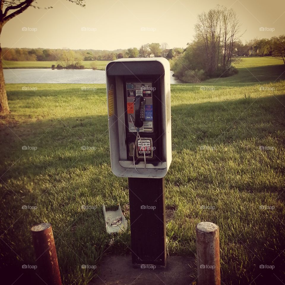 lakeside phonebooth. Stumbled across this gem on an afternoon walk.
