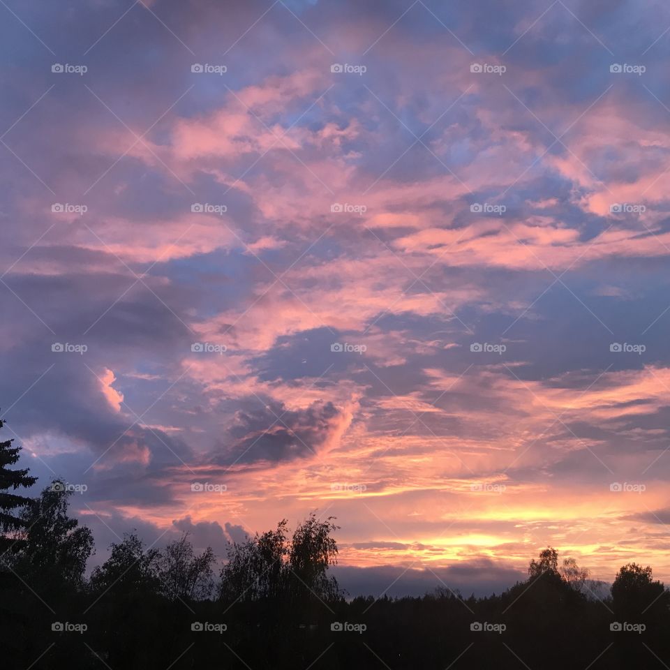 Sunset painted the sku so beautiful