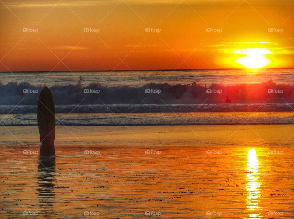 Beach sunset