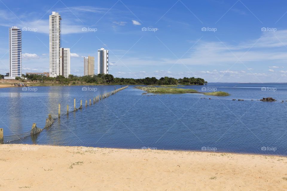 Graciosa beach in Palmas Tocantins Brazil.