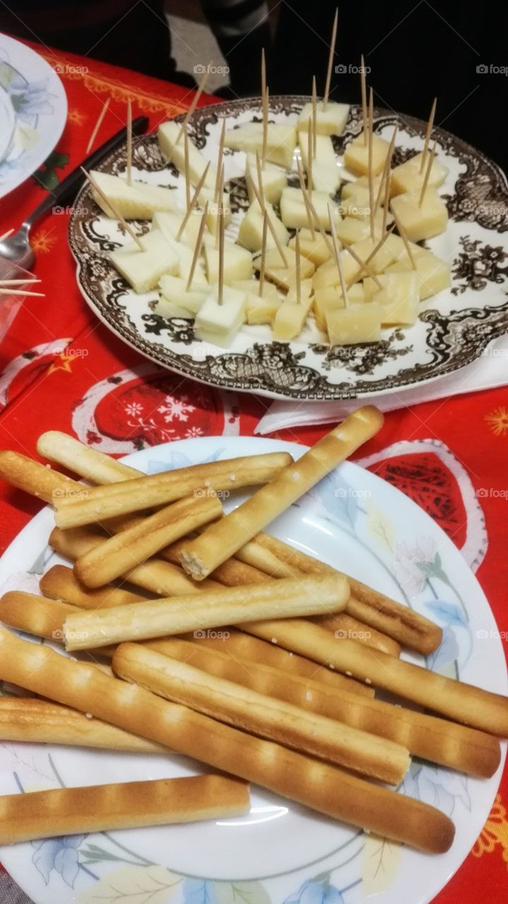 grissini e formaggio