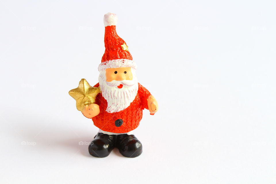 miniature toy Santa Claus