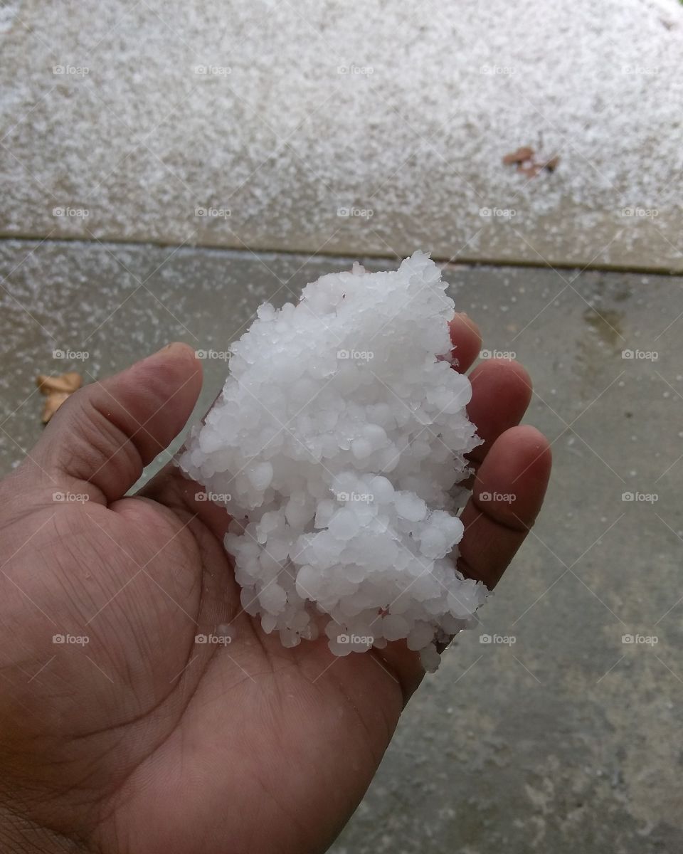 hail storm in Sacramento