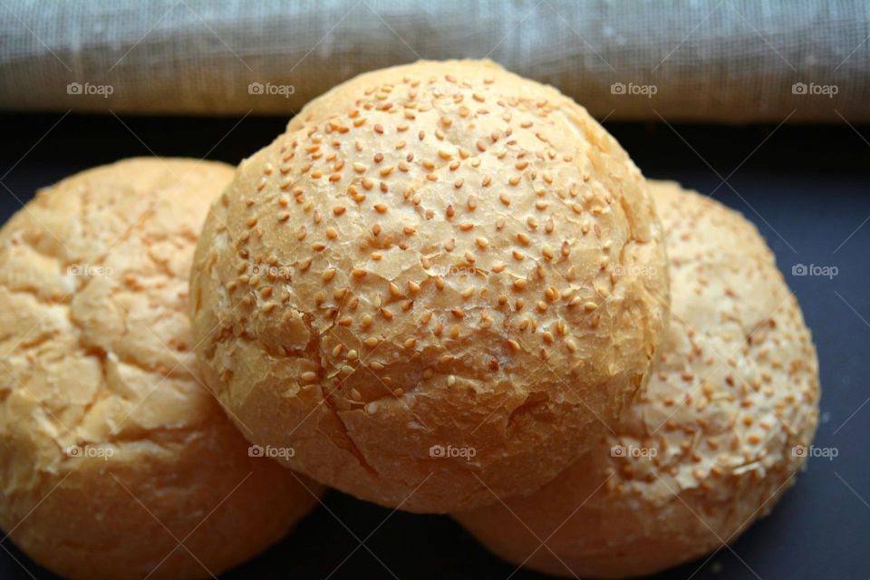 tasty bakery bread close up