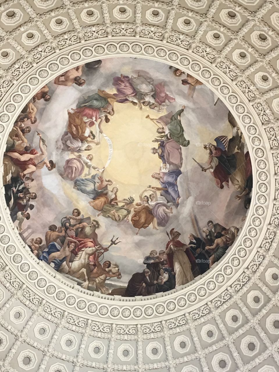 Inside the US Capitol building 
