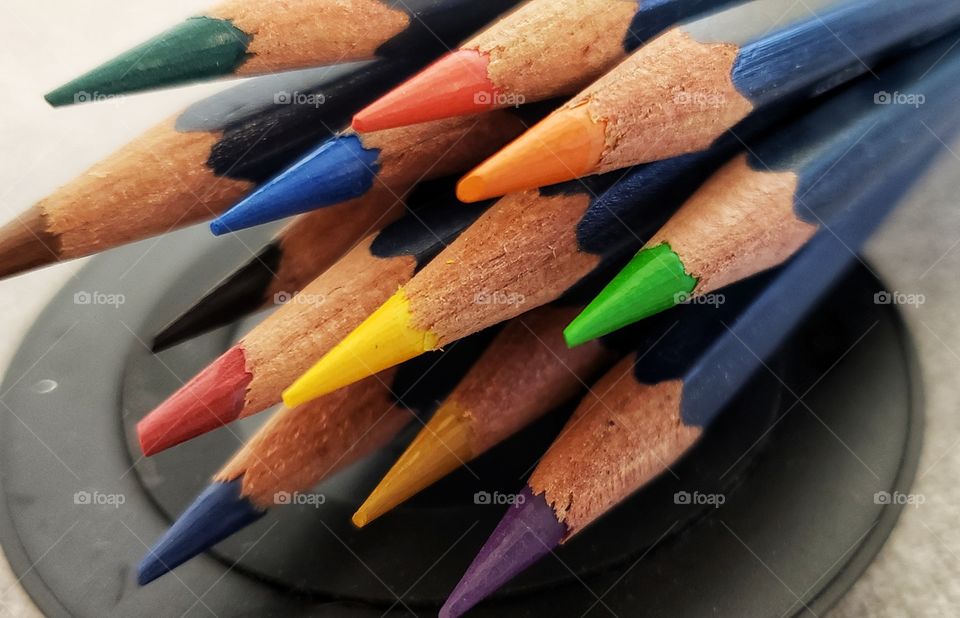 colored pencils