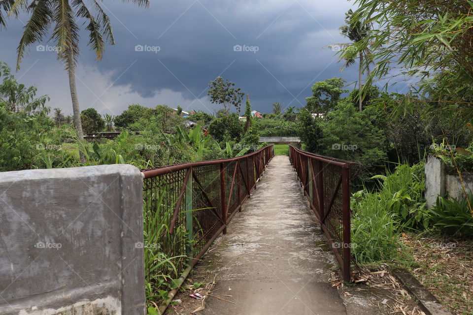 cloudy in the bridge