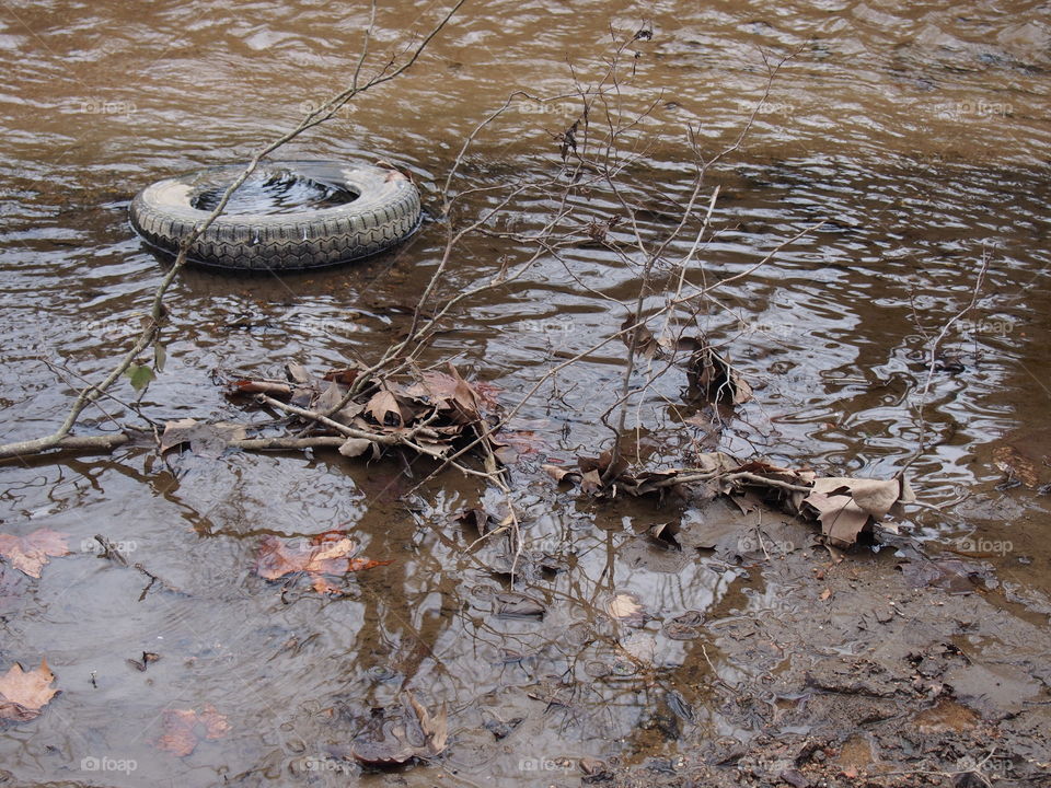 Pollution in the river