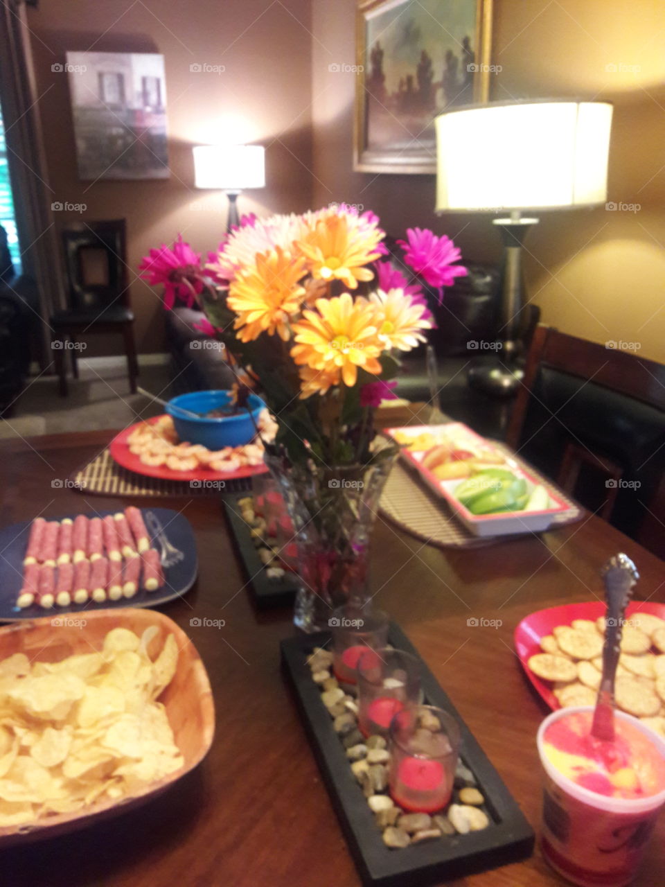 Party Appetizers Setting