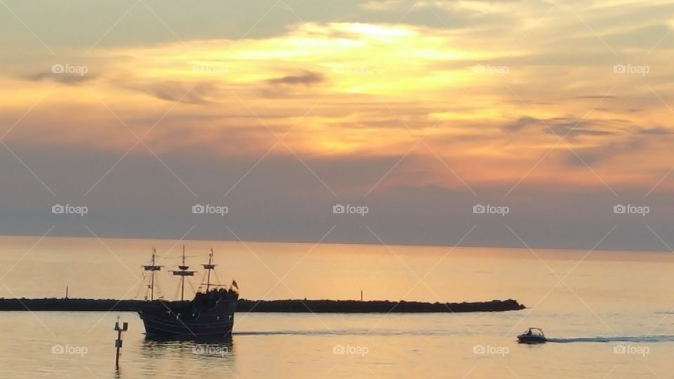 Pirate sunset